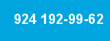 924 192-99-62 924 192-99-62